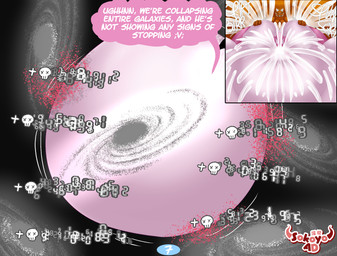 anal anal_penetration anthro astronomical_hyper balls belly belly_expansion big_balls big_belly big_butt big_penis bodily_fluids butt cheek_horn cosmic_background cum cum_from_mouth cum_in_ass cum_in_mouth cum_inflation cum_inside cum_vomit death death_count destroyed_building destruction ejaculation excessive_cum excessive_genital_fluids expansion extreme_size_difference facial_horn fire galaxy genital_fluids genitals hair horn huge_balls huge_belly huge_butt huge_penis hyper hyper_balls hyper_belly hyper_butt hyper_genitalia hyper_inflation hyper_penis inflation macro male markings nude orange_body orange_scales penetration penis pink_body pink_hair raised_tail scales sex size_difference smoke solo space space_background speech_bubble tail text thick_thighs thought_bubble wings sokoyo_owo mythology chem_(dragon_chem) mallow_(dragon_chem) chameleon dragon hybrid lagomorph leporid lizard mammal mythological_creature mythological_scalie rabbit reptile scalie 2025 hi_res