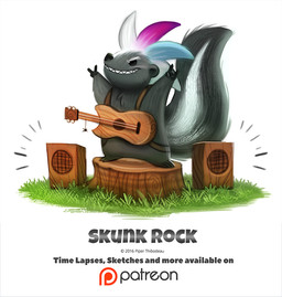 acoustic_guitar ambiguous_gender anthro beady_eyes black_body black_eyes black_fur black_nose blue_hair featureless_crotch fur grass guitar hair humor mohawk musical_instrument nude patreon_logo plant plucked_string_instrument pun purple_hair sharp_teeth simple_background smile solo speaker string_instrument teeth text tree_stump visual_pun white_background white_body white_fur white_hair piper_thibodeau patreon mammal mephitid skunk striped_skunk 2016 digital_media_(artwork) digital_painting_(artwork) english_text painting_(artwork) promotional_material