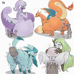 anal anal_penetration animal_genitalia animal_vulva anthro anthro_penetrated anus belly bestiality big_breasts big_butt biped bodily_fluids breasts busty_feral butt butt_crush canine_genitalia canine_vulva crouching cum cum_from_vagina cum_in_ass cum_in_vagina cum_inflation cum_inside curvy_figure disembodied_penis duo eye_roll female female_feral female_focus female_on_top female_penetrated feral genital_fluids genitals huge_breasts human_on_anthro human_on_feral human_penetrating human_penetrating_anthro inflation interspecies larger_female larger_feral larger_penetrated leaking leaking_cum male male/female male_human male_on_anthro male_on_bottom male_on_feral male_penetrating male_penetrating_female on_bottom on_top penetration penis pokephilia puffy_anus reverse_cowgirl_position sex simple_background size_difference slightly_chubby smaller_human smaller_male solo_focus tail teats thick_tail voluptuous vulva white_background dryadex nintendo pokemon hilbert_(pokemon) charizard eeveelution generation_1_pokemon generation_4_pokemon generation_5_pokemon generation_6_pokemon glaceon goodra human legendary_pokemon mammal meloetta meloetta_(aria_form) pokemon_(species) 1:1 hi_res multiple_images