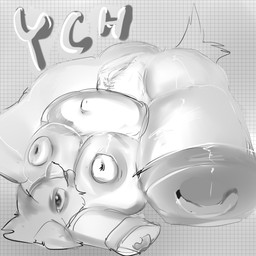 ambiguous_gender amputation andromorph anthro aroused bdsm collar female genitals gynomorph herm hyper hyper_genitalia intersex intersex/female intersex/intersex intersex/male male maleherm overweight overweight_anthro petplay plump_labia roleplay slave solo vulva ych_(character) 1:1 hi_res