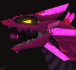 feral horn male purple_body shooting solo visor yellow_eyes apollyondragon activision mythology spyro_the_dragon malefor dragon mythological_creature mythological_scalie scalie synth_(vader-san) 2023 digital_drawing_(artwork) digital_media_(artwork) half-length_portrait portrait signature