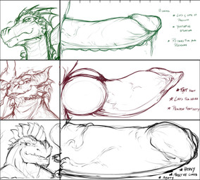 anthro bodily_fluids chart claws erection eyewear facial_hair foreskin genital_fluids genitals glasses goatee group humanoid_genitalia humanoid_penis knot knotted_penis long_penis male measurements penis penis_chart penis_size_comparison penis_size_difference precum smile teeth text thick_penis trio vein veiny_penis pandottermon mythology penis_lineup dragon mythological_creature mythological_scalie scalie absurd_res english_text hi_res