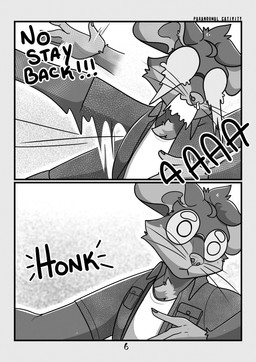 anthro dialogue flailing male onomatopoeia screaming solo sound_effects text toony skylosminkan mammal murid murine rat rodent comic english_text hi_res