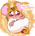 blush female null romantic crushpepper hamtaro_(series) sandy_(hamtaro) cricetid hamster mammal rodent hi_res tagme incest_(lore)