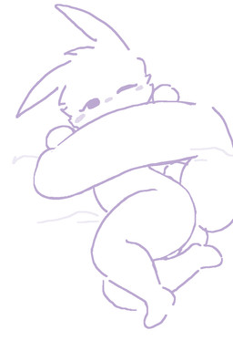 adult_on_toddler age_difference ambiguous_gender anthro bed big_penis blush butt duo fluffy fluffy_hair furniture genitals hair hand_on_penis holding_penis lying lying_on_bed male male/ambiguous older_on_young on_bed on_side penis simple_background simple_eyes tail toddler white_background young young_ambiguous ped_byn byn_(ped_byn) lagomorph leporid mammal rabbit