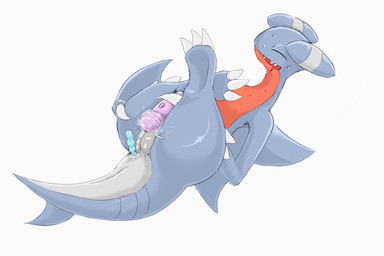 anal anal_beads anal_masturbation anus clitoral female genitals hitachi_magic_wand masturbation orgasm sex_toy simple_background solo tongue tongue_out toying_self vaginal vaginal_masturbation vibrating vibrator vulva wand_vibrator white_background dengon nintendo pokemon gabite generation_4_pokemon pokemon_(species) 3:2