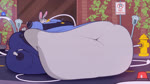 anthro belly big_belly big_butt blue_clothing butt clothed clothing female grey_body grey_tail hose hose_in_mouth hose_inflation huge_belly huge_butt hyper hyper_belly hyper_butt hyper_obese immobile inflation inflation_fetish jiggling liquid_inflation morbidly_obese morbidly_obese_anthro morbidly_obese_female obese obese_anthro obese_female overweight overweight_anthro overweight_female police police_uniform rumbling_stomach scut_tail short_tail sitting slosh sloshing_belly solo swelling tail tight_clothing uniform water_inflation white_hose ridiculouscake disney zootopia judy_hopps lagomorph leporid mammal rabbit 16:9 2023 animated short_playtime sound webm widescreen