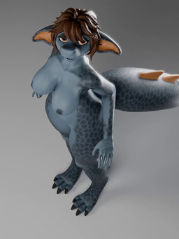 anthro big_breasts blue_body breasts butt claws dancing female high-angle_view nipples non-mammal_breasts non-mammal_nipples nude nude_anthro nude_female solo tail thick_thighs wide_hips kpnbo mythology cinder_(kpnbo) dragon mythological_creature mythological_scalie scalie 3:4 3d_(artwork) 3d_animation animated digital_media_(artwork) hi_res high_framerate no_sound short_playtime