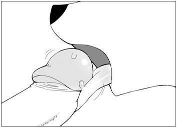 ambiguous_gender anthro bodily_fluids border close-up duo erection fellatio genitals humanoid_genitalia humanoid_penis licking male male/ambiguous motion_lines open_mouth oral penile penis penis_lick saliva sex simple_background tongue tongue_out white_border conditional_dnp exed_eyes kimba_the_white_lion osamu_tezuka kitty_(kimba) felid lion mammal pantherine 2015 black_and_white monochrome