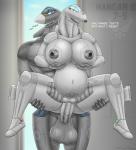 2019 5_fingers a-10 a_drunk_dragon aircraft aircraft_humanoid airplane ariana_skye_(adrunkdragon) balls big_balls big_breasts blue_eyes bodily_fluids breasts building carrying_another charles_jackson_(adrunkdragon) cloud cum cum_inflation cum_inside detailed_background dialogue duo english_text eurofighter_typhoon eyebrows eyelashes female female_penetrated fingers genital_fluids genitals green_eyes green_light hangar hi_res holding_breast inflation jet living_aircraft living_machine living_vehicle looking_at_another looking_at_partner machine male male/female male_penetrating male_penetrating_female navel nipples non-mammal_nipples not_furry open_mouth orange_light orgasm penetration penile penile_penetration penis penis_in_pussy raised_eyebrow ranged_weapon red_light reverse_stand_and_carry_position sex sky standing standing_sex surprise teeth text tongue u.s._air_force vaginal vaginal_penetration vehicle weapon
