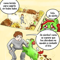 ambiguous_gender baby_talk blood bodily_fluids corpse crush dialogue falling feces female feral fur green_body green_fur group hair hay infanticide log male pooping red_eyes red_hair simple_background text white_body white_fur wood yellow_body yellow_fur young young_ambiguous young_feral inshi_(artist) fluffy_pony fluffy_pony_(species) human mammal 1:1 absurd_res hi_res spanish_text mother_(lore) mother_and_child_(lore) parent_(lore) parent_and_child_(lore) sibling_(lore)