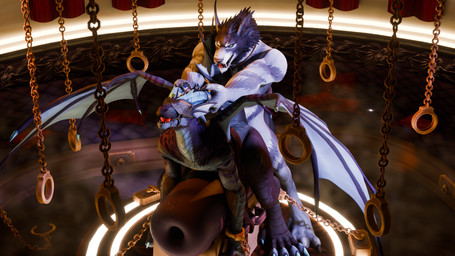 anal anthro ball_gag bdsm blindfold breeding_mount chain cuff_(restraint) dominant dominant_anthro gag horn male male/male male_on_anthro penetration restraints shackles straps tail tail_coil wings perromalo blizzard_entertainment european_mythology mythology warcraft rasmus_tyndall tazurenoth canid dracthyr dragon mammal mythological_creature mythological_scalie scalie werecanid werecreature western_dragon worgen 16:9 hi_res widescreen