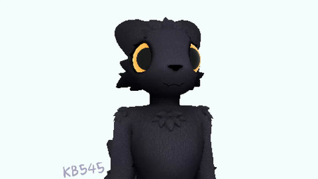 ambiguous_gender anthro big_eyes black_body simple_background smile solo standing kb545 casualties:_unknown expie_(gunsawian) gunsawian 16:9 3d_(artwork) 3d_animation animated digital_media_(artwork) hi_res meme short_playtime sound video widescreen