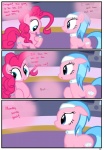 2013 absurd_res aloe_(mlp) blue_eyes blue_hair comic cutie_mark dialogue earth_pony english_text equid equine female feral friendship_is_magic hair hasbro hi_res horse mammal my_little_pony pink_body pink_hair pinkie_pie_(mlp) pony pyruvate text