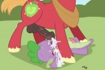 animal_genitalia balls big_macintosh_(mlp) blush cum cum_on_face cumshot cutie_mark dragon equine erection eyes_closed feral friendship_is_magic gay horse horsecock launny male mammal messy my_little_pony orgasm penis pony scalie spike_(mlp) tecraudio yoke
Rating: Explicit
Score: 11
User: Robinebra
Date: October 16, 2012