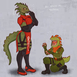 anthro blush breasts claws clothing curvy_figure dialogue duo female fingers green_body legwear lipstick makeup male male/female scales simple_background smile tail text thick_thighs bongwater777 epic_games fortnite mythology synthesis_(fortnite) dragon human humanoid mammal mythological_creature mythological_scalie scalie 1:1 absurd_res digital_media_(artwork) english_text hi_res