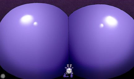anthro antlers bedroom_eyes big_butt bubble_butt butt clothing eyelashes femboy glistening glistening_butt horn huge_butt hyper hyper_butt logo looking_at_viewer lying makeup male narrowed_eyes on_front pattern_clothing pattern_shirt pattern_topwear purple_body seductive shirt smile solo striped_clothing striped_shirt striped_topwear stripes text topwear thatdawgmurray happy_tree_friends mime_(htf) deer mammal 2025 aliasing artist_logo artist_name digital_media_(artwork) hi_res signature