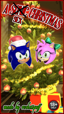 age_restriction anthro bow_ribbon christmas_clothing christmas_headwear christmas_tree clothing crossed_out_text disembodied_head duo female gift hat headgear headwear holidays looking_at_viewer male plant santa_hat smile smiling_at_viewer tree rocketspuff kabalmystic_(modeler) christmas sega sonic_the_hedgehog_(series) amy_rose sonic_the_hedgehog eulipotyphlan hedgehog mammal 3d_(artwork) 9:16 cover cover_art cover_page digital_media_(artwork) hi_res