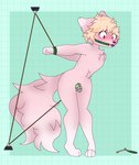 anthro bdsm bondage bound chastity_device chastity_device_only cock_and_ball_torture gag genital_torture helpless male nude predicament_bondage ring_gag scared self-bondage solo stuck dreamersxfespxce hazel_the_kobold japanese_kobold absurd_res hi_res