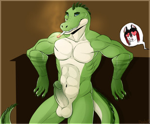 anthro balls blue_eyes cigarette cigarette_in_mouth countershade_torso countershading cutaway duo erection expression_cutaway female genitals glans green_body green_glans half-closed_eyes head_spines heart_eyes heart_symbol humanoid_genitalia humanoid_penis male male_focus muscular muscular_male narrowed_eyes nude object_in_mouth penis simple_background smile smoke smoking smoking_cigarette snout solo_focus tail tail_spines tessa_art sliry crocodile crocodilian reptile scalie hi_res