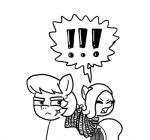 bound cutie_mark duo earth_pony emerald_jewel_(colt_quest) equid equine exclamation_point fan_character feral ficficponyfic hasbro horse male mammal monochrome my_little_pony pony rope young young_feral