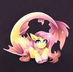 blue_eyes blush chest_tuft eyebrows eyelashes female feral fin fish_tail fur hair hooves leg_tuft long_hair looking_up pink_hair smile solo split_form tail tuft wings yellow_body yellow_fur buvanybu european_mythology friendship_is_magic greek_mythology hasbro my_little_pony mythology fluttershy_(mlp) equid hippocampus mammal marine merfolk 2023 digital_media_(artwork) hi_res