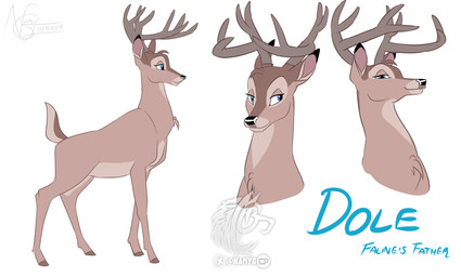 antlers black_nose blue_eyes brown_antlers brown_body brown_fur cloven_hooves countershade_face countershade_fur countershade_torso countershading feral fur hooves horn male markings pink_inner_ear scut_tail short_tail simple_background solo tail tan_markings text unguligrade white_background namygaga bambi_(film) disney fan_character deer mammal 2024 absurd_res character_name dated digital_drawing_(artwork) digital_media_(artwork) hi_res model_sheet signature watermark