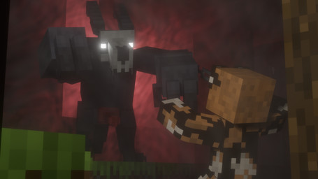 anthro big_penis duo forest genitals imminent_sex knot male male/male penis plant size_difference tree dijubr microsoft minecraft mojang xbox_game_studios rik_(dijubr) african_wild_dog canid canine mammal nightmare_stalker_(minecraft) werecreature 16:9 3d_(artwork) digital_media_(artwork) hi_res widescreen