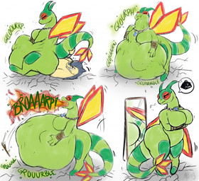 3_fingers abdominal_bulge after_vore annoyed anthro anthro_pred anthro_prey anthrofied armwear belly big_belly big_breasts big_butt biped blue_body blue_fur bodily_fluids bodily_noises breast_expansion breasts breath breath_powers brown_eyes bubble burping butt butt_expansion cheek_bulge churn claws clenched_teeth clothing crossed_arms curvy_figure death derived_sound_effect different_sound_effects digestion drooling duo elemental_manipulation expansion extended_sound_effect eyelashes eyewear eyewear_only facesitting fanned_tail_tip fatal_vore featureless_breasts female female_pred finger_claws fingers fire fire_breathing fire_manipulation forced front_view frown fur gaping_mouth glasses glasses_only glorp green_body green_scales hand_on_belly holding_belly huge_belly huge_butt huge_thighs hyper hyper_belly jewelry male male_prey membrane_(anatomy) membranous_wings mirror motion_lines multicolored_body multicolored_fur multiple_angles multiple_prey narrowed_eyes neck_bulge necklace necklace_only non-mammal_breasts nude offscreen_character onomatopoeia open_mouth overweight overweight_anthro overweight_female pink_tongue plantigrade pokemorph rear_view red_eyes reflection rumbling_stomach saliva scales scared side_view sitting sitting_on_another soft_vore sound_effect_variant sound_effects speech_bubble standing stick struggling swallowing tail tan_body tan_fur teeth text thick_tail thick_thighs tongue tongue_out voluptuous vore wearing_glasses weight_gain wide_eyed wide_hips wings pippuri mythology nintendo pokemon dynelle_(flamestar) fan_character max_(flamestar) dragon flygon generation_2_pokemon generation_3_pokemon mammal mythological_creature mythological_scalie pokemon_(species) scalie typhlosion 2019 dated digital_media_(artwork) multiple_scenes pictographics shaded signature
