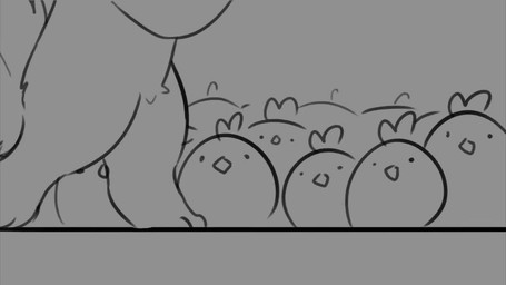 ambiguous_gender angry dialogue feral group humor pawpads paws round_ears sabiksphinx sound_warning fabulous_beasts fenz_(studio) mythology bixie_(fabulous_beasts) avian bird chicken galliform mythological_creature phasianid pixiu 16:9 animated english_audio meme short_playtime sketch sound video widescreen