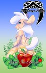 anthro apple bedroom_eyes biped blue_eyes blue_pupils blush bovid breasts butt caprine comic cooking digital_media_(artwork) female food fruit hair hi_res lauren_(tfp) looking_at_viewer looking_back looking_back_at_viewer mammal narrowed_eyes neck_tuft pink_nose plant pupils raised_tail seductive sheep smile smiling_at_viewer tail tassy_(artist) the_fangs_palace tuft white_hair white_tail