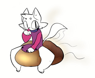 anthro big_diaper bodily_fluids cheek_tuft clothing diaper facial_tuft fur genital_fluids hand_lick licking looking_at_viewer male onesie onesie_open pupils self_lick slit_pupils soiled_diaper solo stink_fumes stink_lines sweater tongue tongue_out topwear tuft turtleneck unclean_diaper urine used_diaper wet_diaper white_body white_fur dumpnfwump archie_(dumpnfwump) domestic_cat felid feline felis mammal hi_res