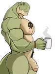 anthro balls beverage biceps big_biceps big_deltoids big_muscles black_tattoo body_hair bracelet chest_hair chest_tattoo coffee container countershade_body countershade_face countershade_neck countershade_scales countershade_torso countershading cup dark_tattoo deltoids facial_hair flaccid foreskin genitals green_arms green_body green_face green_fingers green_hands green_head green_legs green_neck green_scales happy_trail holding_container holding_cup holding_object huge_deltoids huge_muscles humanoid_genitalia humanoid_penis hyper hyper_biceps hyper_deltoids hyper_muscles hyper_triceps jewelry light_arms light_body light_chest light_eyes light_face light_fingers light_hands light_head light_legs light_neck looking_at_viewer male male_anthro manly mature_anthro mature_male monotone_arms monotone_chest mug multicolored_body multicolored_scales muscular muscular_anthro muscular_arms muscular_male neck_muscles nipples non-mammal_balls non-mammal_nipples nude pecs penis pubes scale_tattoo scales side_view simple_background skull_symbol skull_tattoo small_eyes smile solo standing steam symbol symbol_tattoo tan_body tan_chest tan_countershading tan_face tan_head tan_neck tan_scales tattoo teeth trapezius triceps two_tone_body two_tone_face two_tone_head two_tone_neck two_tone_scales white_background yellow_eyes darknaigart jace_(darknaig) dinosaur prehistoric_species reptile scalie theropod tyrannosaurid tyrannosauroid tyrannosaurus tyrannosaurus_rex 2021 absurd_res colored digital_drawing_(artwork) digital_media_(artwork) hi_res