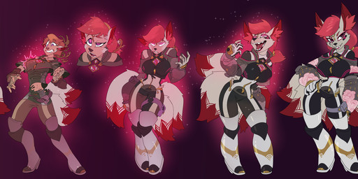 anthro boots breast_growth breasts clothing female footwear gender_transformation green_clothing growth hair humanoid_to_anthro legwear looking_aside male mind_control mtf_transformation multi_frame_sequence multi_tail red_background red_hair shoes simple_background smile solo species_transformation tail tail_growth tf_into_fictional_character thigh_boots thigh_highs transformation transformation_sequence atcpony epic_games fortnite nintendo the_legend_of_zelda kimiko_five-tails link canid canine fox humanoid hylian mammal 2025 absurd_res digital_media_(artwork) hi_res sequence
