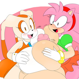 anthro big_breasts big_penis blush breast_play breasts collaborative collaborative_sex collaborative_titfuck duo_focus faceless_character faceless_male female female_anthro first_person_view genitals glans group hand_on_breast happy huge_breasts huge_penis humanoid_genitalia humanoid_penis loli looking_at_viewer male male_pov open_mouth open_smile oppai_loli orange_eyes penis sex smile titfuck trio young young_anthro young_female denizen1414 classic_sonic_(universe) sega sonic_the_hedgehog_(series) amy_rose classic_amy_rose cream_the_rabbit domestic_rabbit eulipotyphlan european_hedgehog hedgehog lagomorph leporid lop_rabbit mammal oryctolagus rabbit 1:1 hi_res