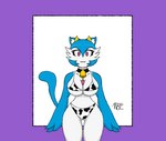 animal_print anthro bikini clothing cow_print cow_suit female solo swimwear two-piece_swimsuit the_nozomi_heku nintendo pokemon gardiehayden gardevoir generation_3_pokemon humanoid pokemon_(species)