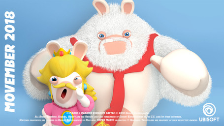 anthro blonde_facial_hair blonde_hair blonde_mustache blue_background blue_ear_piercing blue_eyes clothed clothed_anthro clothed_female clothing copyright_symbol crown duo ear_piercing facial_hair female fur gem gesture hair hand_gesture headgear larger_anthro larger_male light long_ears long_hair looking_at_viewer male mostly_nude mostly_nude_anthro mostly_nude_male multicolored_body muscular muscular_anthro muscular_male mustache narrowed_eyes necktie necktie_only no_eyebrows noseless piercing pink_clothing pink_shirt pink_topwear pointing pointing_at_self red_necktie red_tongue ruby_(gem) shirt silly_face simple_background size_difference smaller_anthro smaller_female squint symbol tan_inner_ear text tongue topwear torn_necktie two_tone_body white_body white_facial_hair white_fur white_mustache perrine_lozinguez donkey_kong_(series) mario_bros mario_plus_rabbids_kingdom_battle movember nintendo raving_rabbids rayman_(series) ubisoft rabbid_kong rabbid_peach hybrid kong lagomorph mammal primate rabbid 16:9 2018 3d_(artwork) autodesk_maya_(artwork) colored copyright_name crossover dated digital_media_(artwork) english_description english_text hi_res lighting official_art shaded substance_painter_(artwork) widescreen zbrush_(artwork)