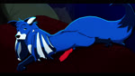 anthro bed bedroom bedroom_eyes furniture genitals knot male narrowed_eyes penis seductive solo throbbing throbbing_knot throbbing_penis vintage wings demirramon sheepsheepbeep drake_(serlu) canid canine fox mammal 16:9 animated hi_res no_sound short_playtime webm widescreen