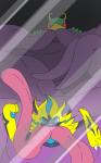 contagious duo expansion growth hyper hyper_tongue long_tongue multi_tongue tongue tongue_expansion tongue_growth tongue_wrap sevi_blaze nintendo pokemon generation_5_pokemon generation_7_pokemon legendary_pokemon pokemon_(species) snivy zeraora hi_res