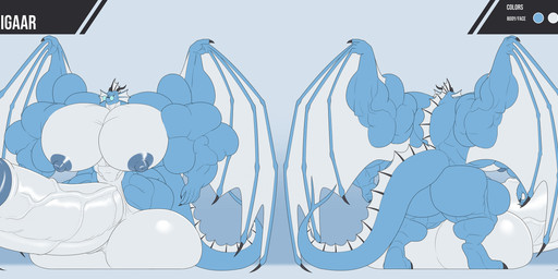 anthro balls big_balls big_muscles big_nipples big_penis eyewear genitals glasses huge_balls huge_muscles huge_nipples huge_penis humanoid_genitalia humanoid_penis hyper hyper_balls hyper_genitalia hyper_muscles hyper_penis male muscular muscular_male nipples penis solo vein veiny_penis wings regnar mythology dragon mythological_creature mythological_scalie scalie hi_res model_sheet
