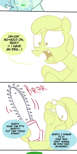 chainsaw dialogue female feral group hair horn power_tool text tools wings emositecc adult_swim cartoon_network friendship_is_magic hasbro my_little_pony mythology rick_and_morty morty_smith rick_sanchez spike_(mlp) twilight_sparkle_(mlp) dragon equid equine mammal mythological_creature mythological_equine mythological_scalie scalie winged_unicorn 2018 absurd_res comic crossover english_text hi_res long_image tall_image grandchild_(lore) grandfather_(lore) grandfather_and_grandchild_(lore) grandfather_and_grandson_(lore) grandparent_(lore) grandparent_and_grandchild_(lore) grandson_(lore)