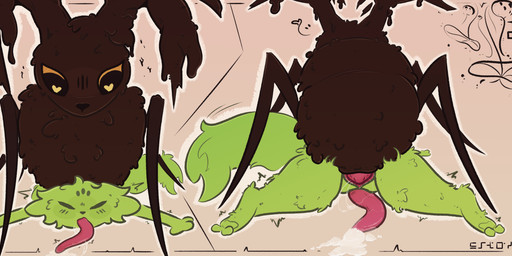 anal anal_penetration animal_genitalia animal_penis antlers blush blush_lines bodily_fluids brown_body brown_fur cheek_tuft cum cum_on_ground cum_while_penetrated duo ejaculation erection eyes_closed facial_tuft feral feral_on_bottom feral_on_feral feral_on_top feral_penetrated feral_penetrating feral_penetrating_feral fluffy fluffy_feet fluffy_tail fluffy_thighs fur genital_fluids genitals green_body green_fur heart_eyes heart_symbol horn interspecies long_tail long_tongue looking_pleasured male male/male nude pawpads penetration penile penile_penetration penis penis_in_ass questionable_consent saliva saliva_on_tongue saliva_string sex shaking simple_background spread_arms spread_legs spreading tail tapering_penis thick_tail thick_tongue tongue tongue_out tremble_spikes trembling tuft namaport rain_world videocult saint_(rain_world) rain_deer_(rain_world) slugcat hi_res