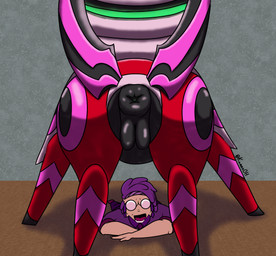anus clothed clothed_male clothing duo female feral genitals male presenting presenting_anus presenting_vulva vulva kamen_galaxy nintendo pokemon pokemon_legends_z-a corbeau_(pokemon) generation_9_pokemon human mammal mega_evolution mega_scolipede pokemon_(species) hi_res
