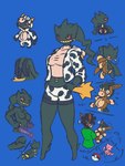 animal_print anthro anthrofied backpack bat_(object) bottomwear clothing cow_print duo female heart_symbol hoodie plushie pokeball red_sclera reversible_plushie shorts simple_background solo_focus topwear transformation zipper zipper_mouth zipper_pull_tab i-am-that-japanesse nintendo pokemon banette generation_1_pokemon generation_3_pokemon generation_7_pokemon ghost legendary_pokemon mew_(pokemon) mudbray pokemon_(species) spirit