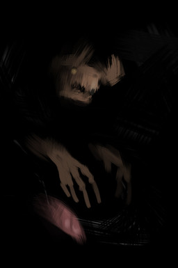 animal_genitalia anthro big_penis claws dangerous genitals humor male night open_mouth penis solo teeth hecreat bethesda_game_studios fallout microsoft deathclaw reptile scalie hi_res tagme
