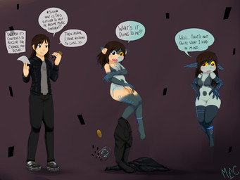 base_one_layout basic_sequence black_hair bottomwear breast_growth breasts clothing dialogue female floating gender_transformation growth hair hand_on_hip human_to_humanoid humanoid_pointy_ears linear_sequence looking_down male mtf_transformation navel not_furry one_row_layout pants pointy_ears short_stackification shortstack shortstack_female shrinking size_transformation solo species_transformation surprised text tf_into_fictional_character three_frame_image three_frame_sequence transformation transformation_sequence wide_hips mentalcrash human humanoid mammal twili 2020 4:3 absurd_res english_text hi_res sequence