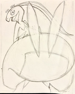 ambiguous_gender anthro big_butt butt butt_focus huge_butt leaf leaf_hair leaf_tail looking_at_viewer looking_back looking_back_at_viewer monobutt open_mouth plant plant_hair pseudo_hair raised_tail rear_view smile solo tail niok nintendo pokemon generation_3_pokemon grovyle pokemon_(species) absurd_res hi_res traditional_media_(artwork)