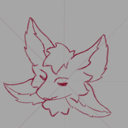 4_ears ambiguous_gender anthro big_ears blep cheek_tuft chest_tuft disembodied_hand dot_eyes duo eyebrows eyes_closed facial_tuft fluffy forked_tongue fur grey_background hair head_tuft headpat looking_up multi_ear nude simple_background simple_eyes solo solo_focus tongue tongue_out tuft tufted_fur tenik_tea fyr_(fenrir784) avali avian bird 1:1 2026 2d_animation animated digital_media_(artwork) frame_by_frame guide_lines headshot_portrait portrait sketch