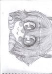 cute_fangs fangs female feral paws solo teeth don_random brand_new_animal studio_trigger michiru_kagemori canid canine humanoid mammal raccoon_dog tanuki absurd_res black_and_white greyscale hi_res monochrome sketch traditional_media_(artwork)