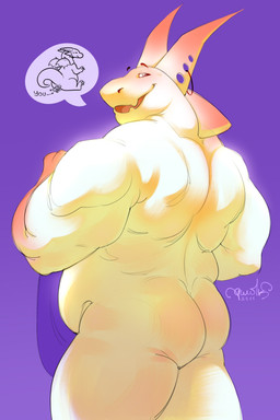 anthro back_muscles bedroom_eyes big_butt big_muscles biped butt ear_piercing ear_ring earrings_only light male manly masculine musclegut muscular muscular_anthro muscular_male narrowed_eyes nude_anthro nude_male piercing ring_piercing seductive simple_background slightly_chubby slightly_chubby_anthro slightly_chubby_male smile solo stocky sunlight tailless gwolk aquatic fish hybrid shark 2:3 hi_res